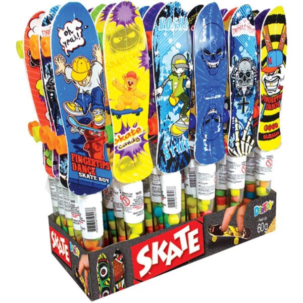 CONFEITO FRUTINHA SKATE 11X30X2GR