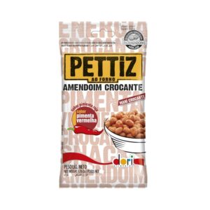 AMENDOIM PETTIZ PIMENT VERM CROC 36X120GR
