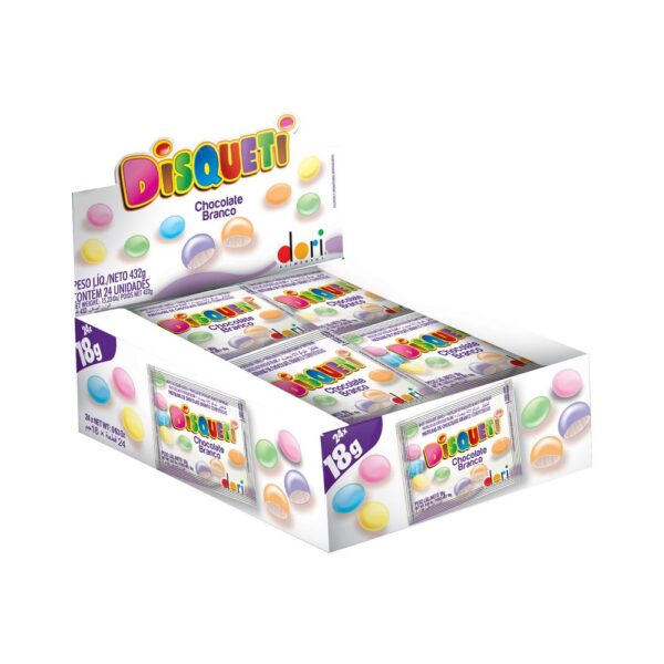 DISQUETI DORI CHOC BRAN CX/9DP/24UN/18GR