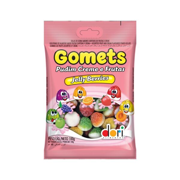 GOMETS PUDIM DE FRUTAS 30X100GR