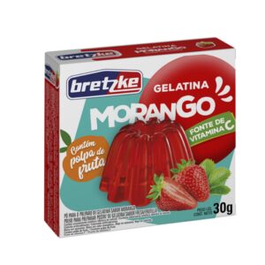 GELATINA MORANGO BRETZKE 30GR (CX36)