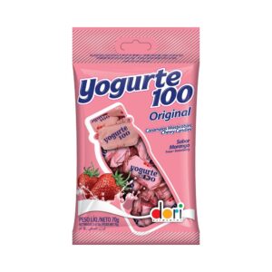 BALA YOGURTE 100 MORANGO 50X70GR