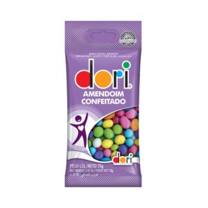 AMENDOIM DORI COLORIDO 30X70GR