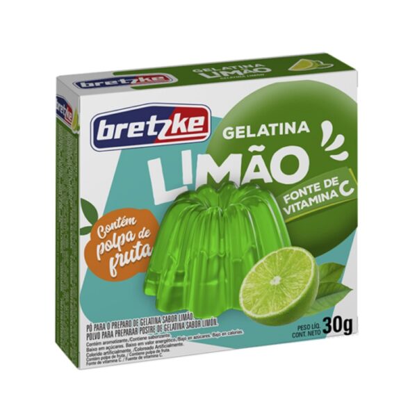 GELATINA LIMAO BRETZKE 30GR (CX36)