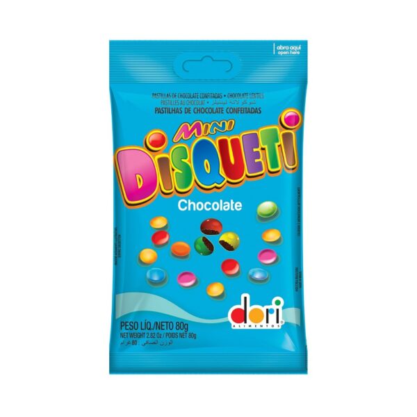 MINI DISQ CHOC/CONFE DP/12UN/80GR CX/4DP