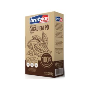 CACAU PO 100% BRETZKE 200GR (CX/24UN)