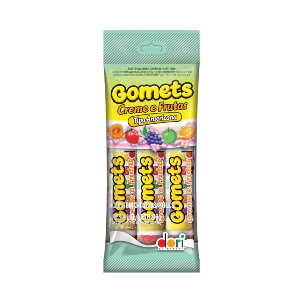 GOMA TUBO CREME FRUTAS 30X3UN