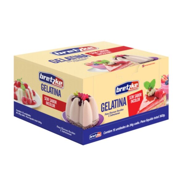 GELATINA PO BRANCA BRETZKE 24GR (CX/4DP)