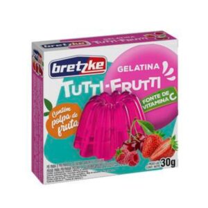 GELATINA TUTTI-FRUT BRETZKE 30GR (CX36)