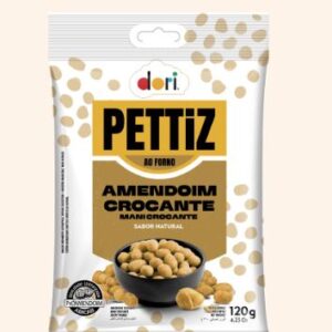 AMENDOIM PETTIZ NATURAL CROC 36X120GR