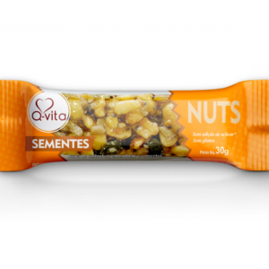 BARRA NUTS QVITA SEMENTES DISPLAY 18 UN