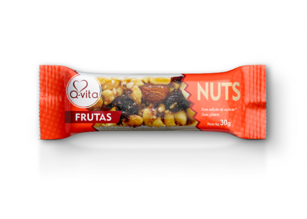 BARRA NUTS FRUTAS DISPLAY 18 un