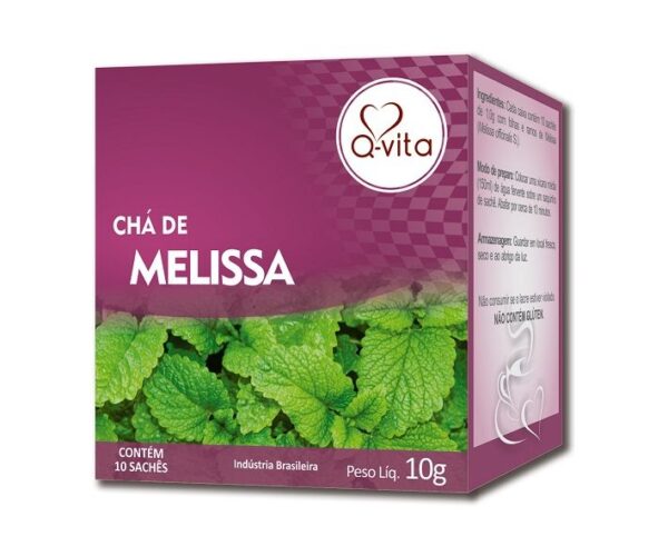 CHÁ Q-VITA MELISSA 10G SACHÊ