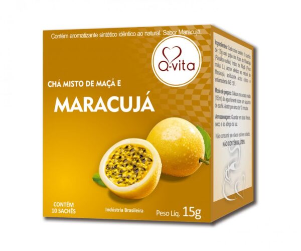 CHÁ Q-VITA MARACUJÁ 15 G SACHÊ