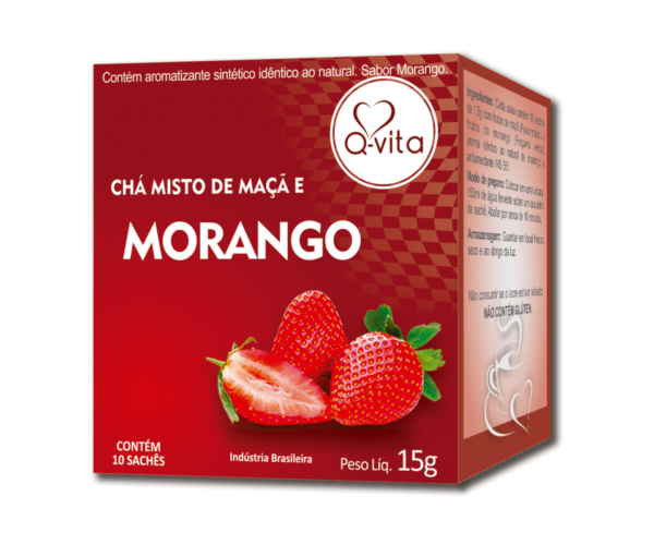 CHÁ Q-VITA MORANGO 15G SACHÊ
