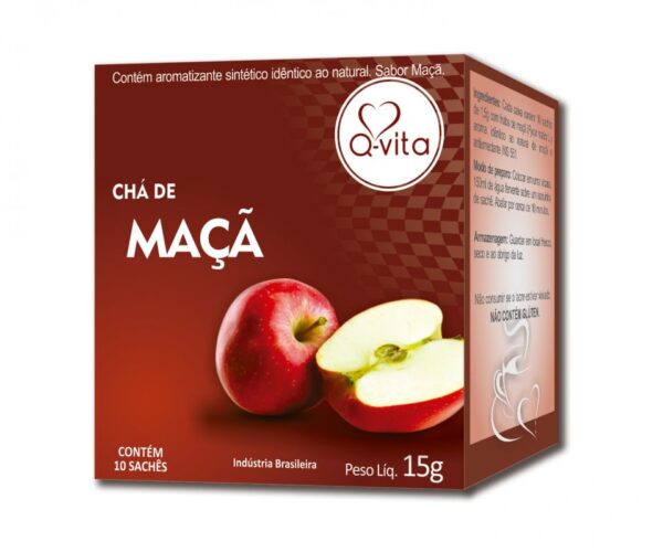 CHÁ Q-VITA MAÇÃ 15 G SACHÊ