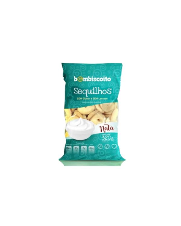 SEQUILHO DE NATA BOM BISCOITO SEM GLUTÉN SEM LACTOSE 320g